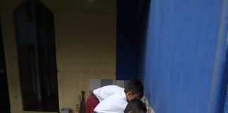 Para Siswa MI Muhammadiyah 1 Kudus Dhuha Dulu Sebelum Try Out