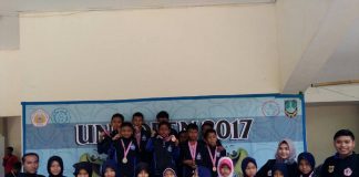 Pendekar SD Muhammadiyah Birrul Walidain Kudus ikut Kejurnas Pencak Silat UNS Open 2017