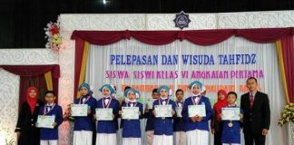 Pelepasan dan Wisuda Tahfidz SD Muhammadiyah Birrul Walidain Angkatan Pertama