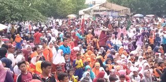 Belasan Ribu Warga Muhammadiyah dan Masyarakat Umum Padati Kota Kudus