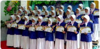 55 Siswa SD Muhammadiyah Birrul Walidain di Wisuda Tahfidz